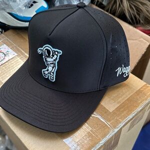 WAGGLE Black Cap with Astronaut Embroidery